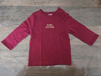 Tee shirt bordeaux