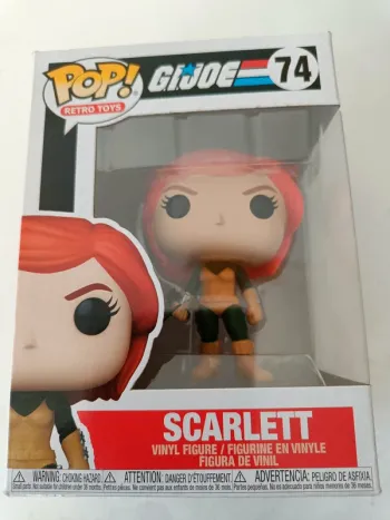 Funko Pop  Scarlett / Gi Joe / Retro Toys 74