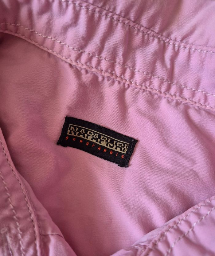 Chemise femme manches longues rose napapijiri taille M 38 - photo numéro 7