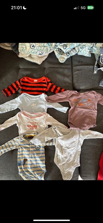 Lot 6 body manches longues