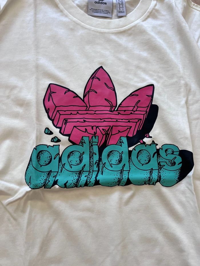 T-shirt adidas blanc - photo numéro 5