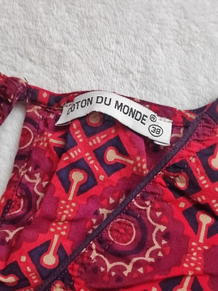 Robe courte 100% coton taille M - photo numéro 4