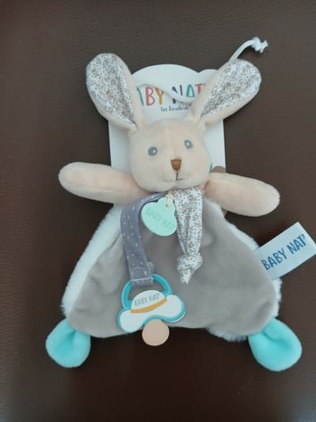 doudou lapin bebe baby nat des 0 mois 