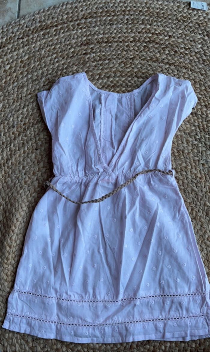 Robe tape à l’œil 4 ans rose pâle dos nu - photo numéro 3