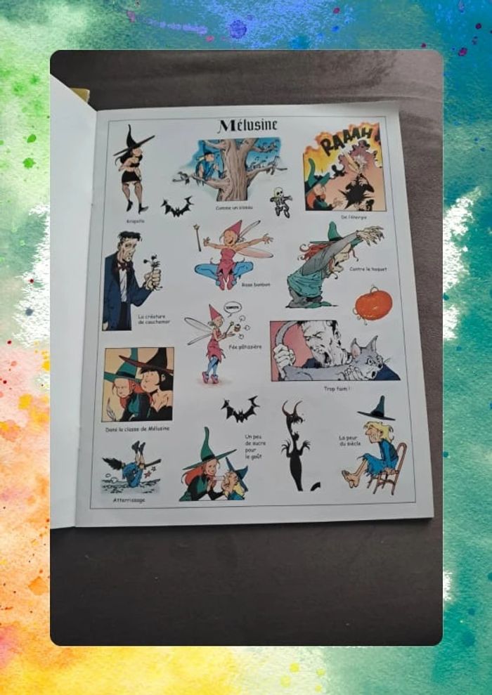 Livres autocollants Mélusine et cédric - photo numéro 3