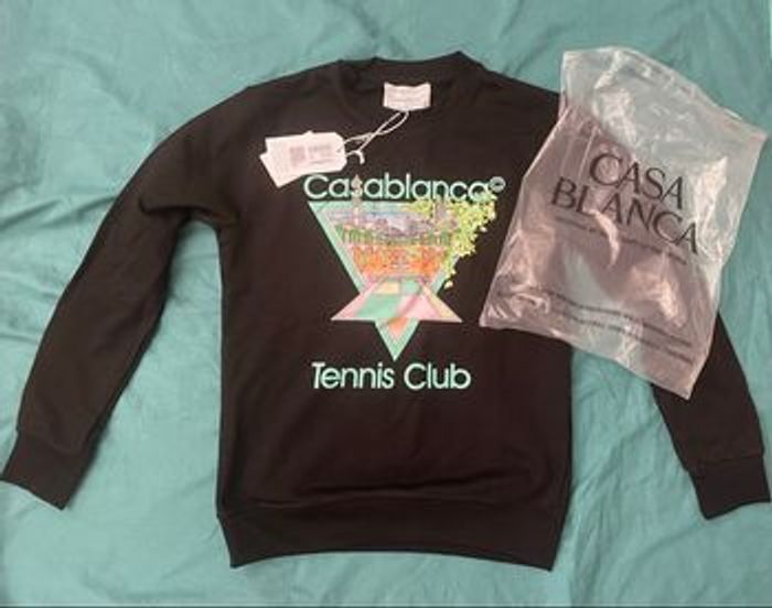 Pull Casablanca Tennis Club taille S neuf avec étiquette + facture Farfetch 🎾🧥