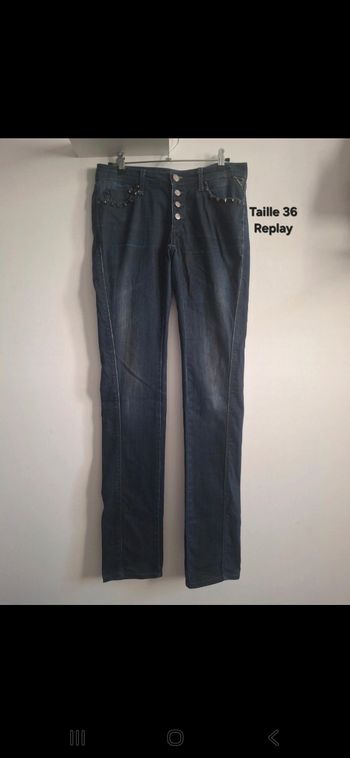 Jeans taille 36 ( W26 L34)  💙