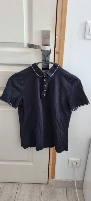 Polo noir Camaïeu
