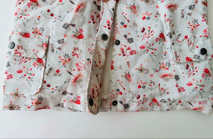 Parka/Veste fleurie 2 en 1 Vertbaudet fille 3 ans - photo numéro 9