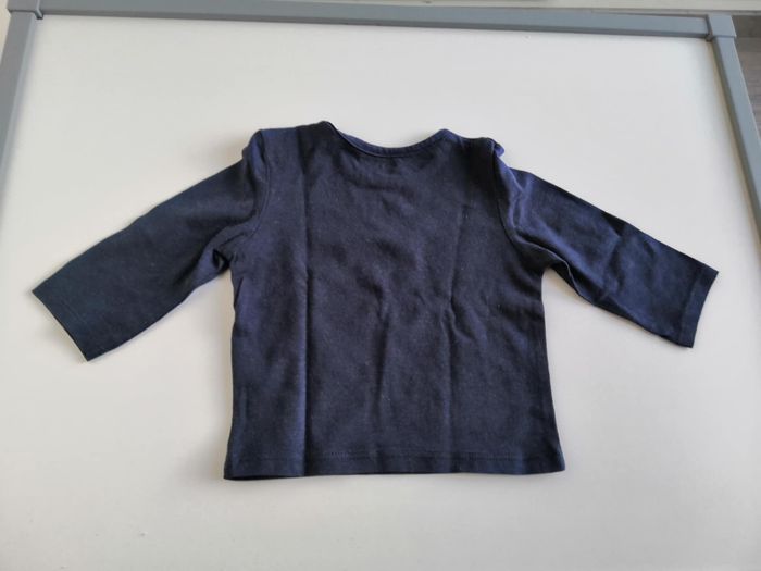 Tee-shirt Mini coquin (Bleu marine) 3 mois Kiabi - photo numéro 2