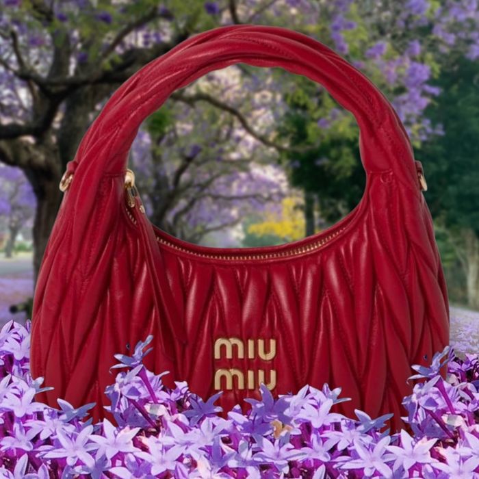 Sac à mains rouge