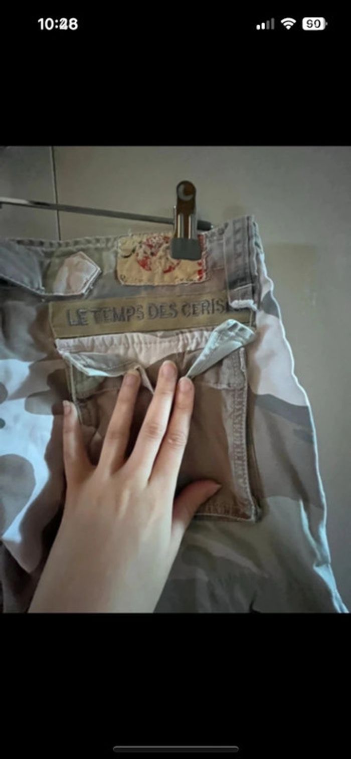 Pantalon militaire taille 36 « le temps des cerises » - photo numéro 4
