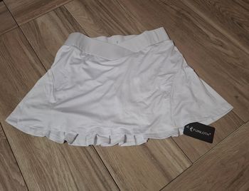 Jupe fille femme short sport tennis golf course blanc