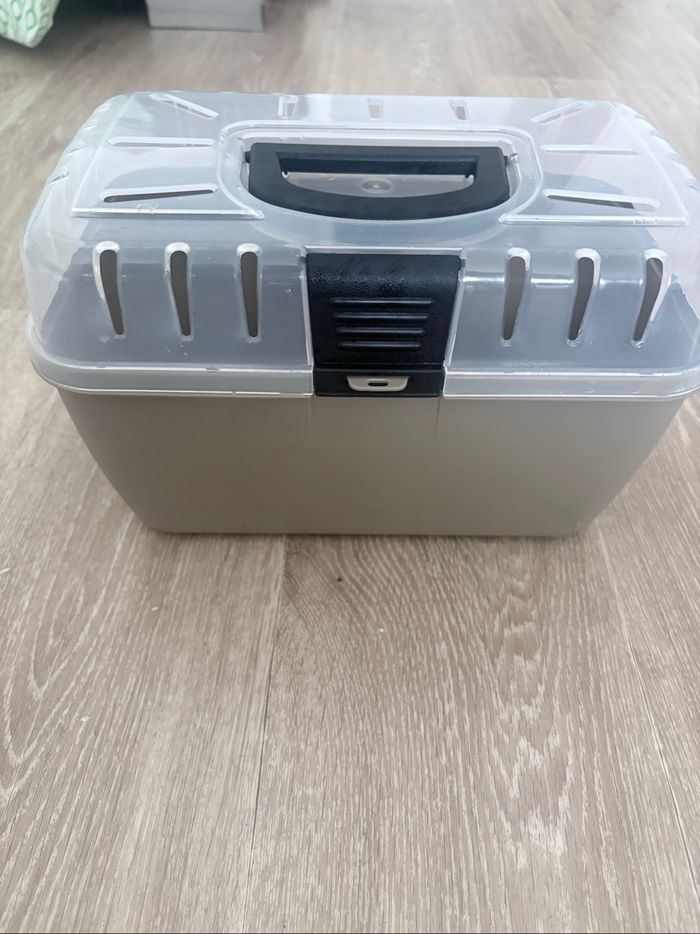 Valise transport small petit rongeur Gris