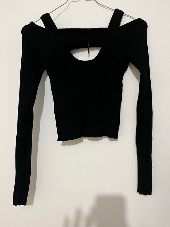 Crop top à découpe - photo numéro 3