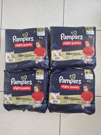 Taille 6 pampers lot de 4