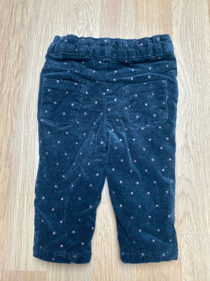 Pantalon en velour noir - photo numéro 3