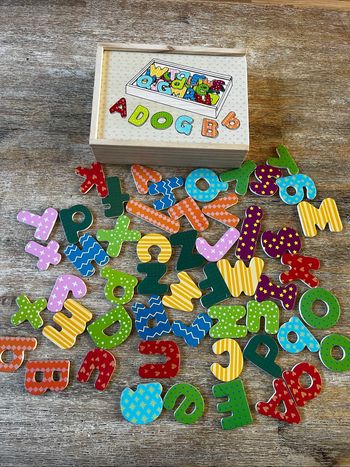 Lettres alphabets magnétiques