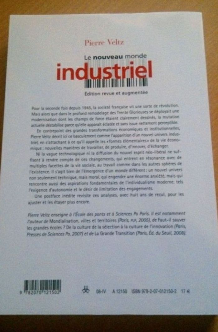 Le nouveau mode industriel de Pierre VELTZ - photo numéro 2