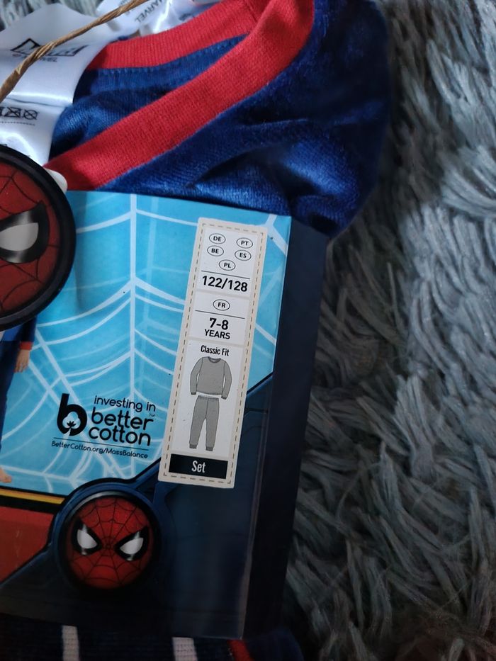 Ensemble pyjama Spider-Man 7-8ans - photo numéro 2