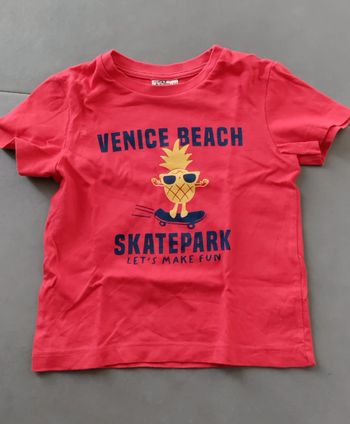 Tee shirt rouge Tape à l'Oeil 2 ans 2€