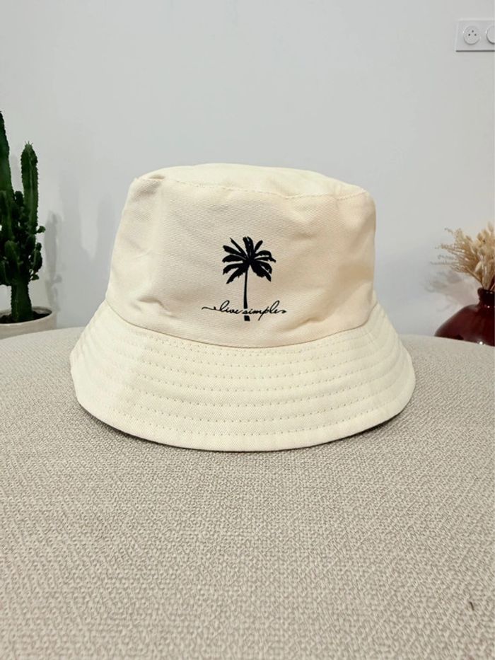 Bob beige “Live Simple”