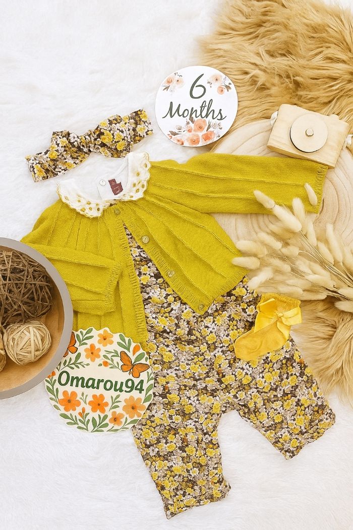 Ensemble complet 5 pièces sergent major fille 6 mois 🎀 - photo numéro 2