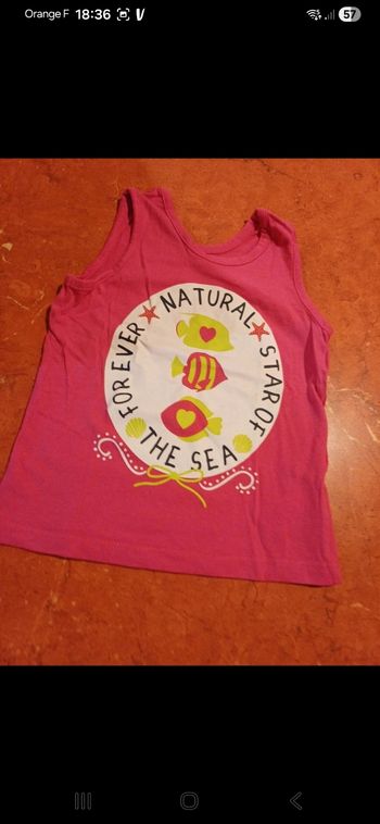Débardeur fille taille 3 ans