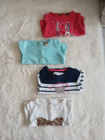 Lot de tee shirt manche longues