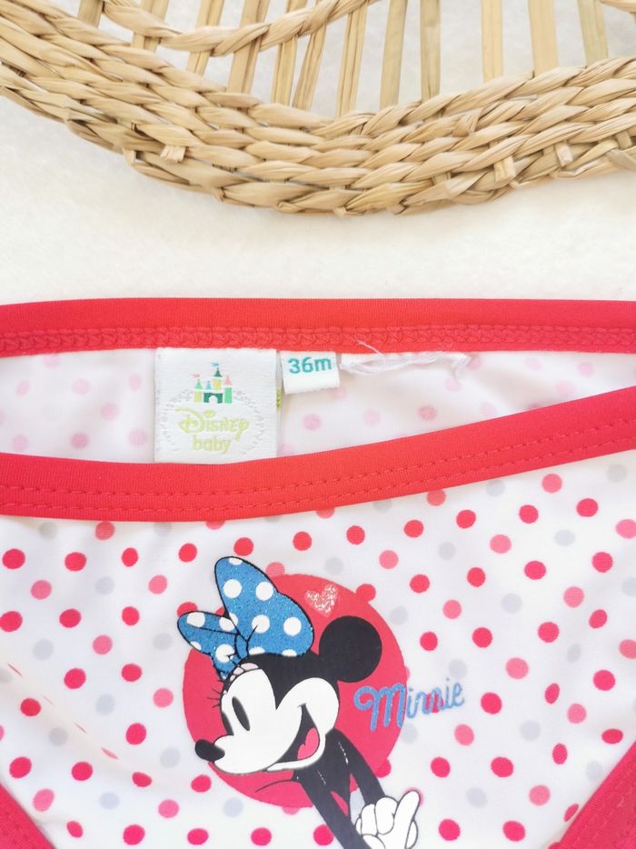 Culotte de maillot de bain à pois Minnie Disney Baby 36 Mois - photo numéro 4