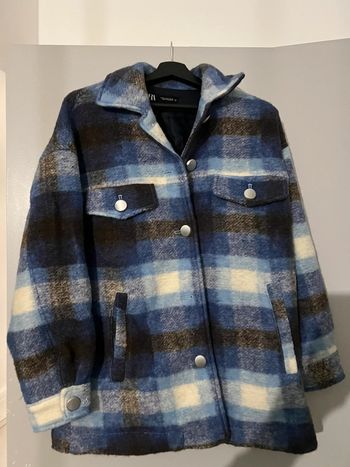Manteau à carreaux Zara neuf