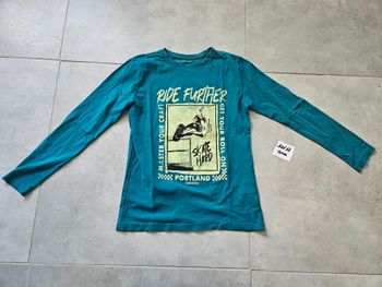 T-shirt manches longues skate garçon 10/11 ans