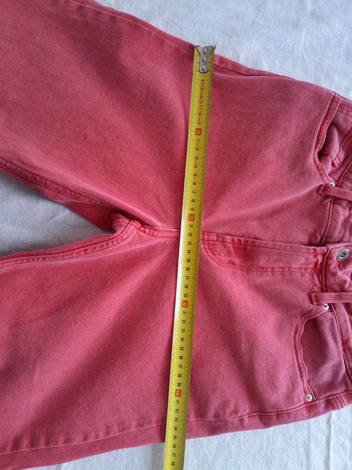 Jean taille haute rouge clair Only 28/32 - photo numéro 8