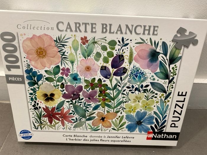 Puzzle collection carte blanche 1000pièces