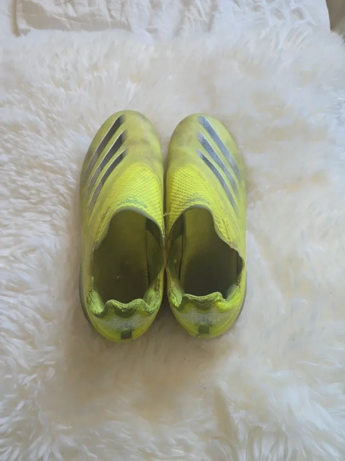 Chaussure foot adidas X crazy fast jaune mirageskin - photo numéro 3