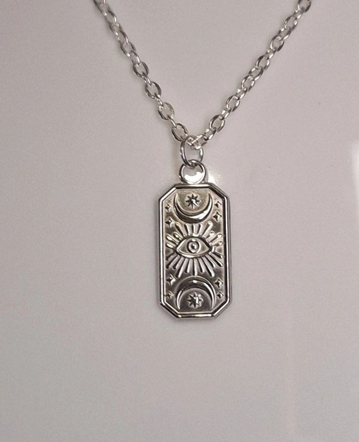 Collier lune, soleil, oeil - photo numéro 2