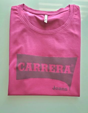 💗 Super tee-shirt taille s manches courtes Carrera fuchsia