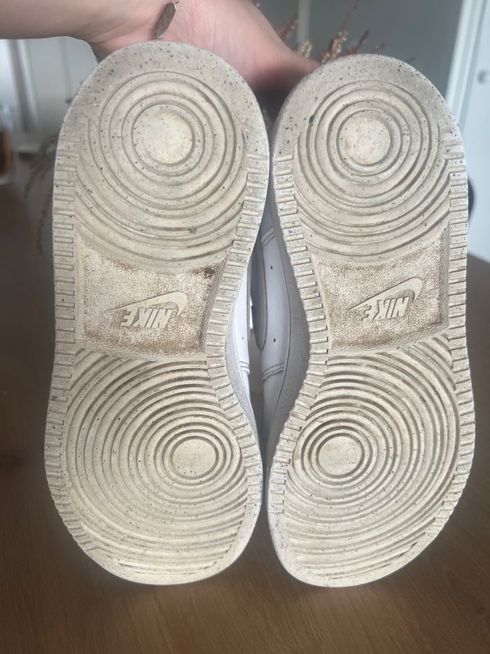 Baskets Nike 36,5 Court vision blanches rose - photo numéro 8