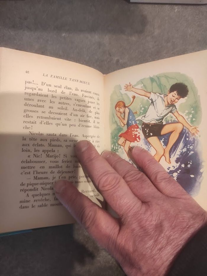 La famille Tant-Mieux prend des vacances E Blyton Bibliothèque Rose 1975 - photo numéro 4