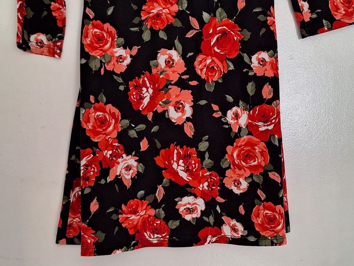 Robe bohème courte à l'imprimé fleuri - photo numéro 4
