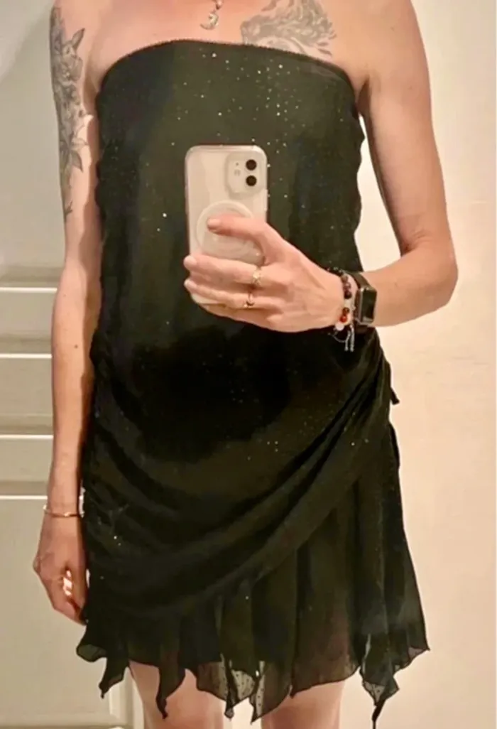 Robe bustier noire Binicci Paris - Taille 40 - NEUVE - photo numéro 3