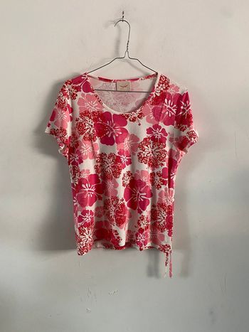 T-shirt fleurie
