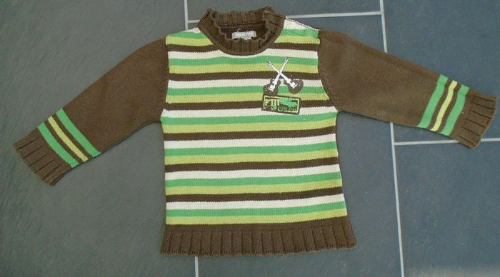 Pull Rock garçon 18 mois