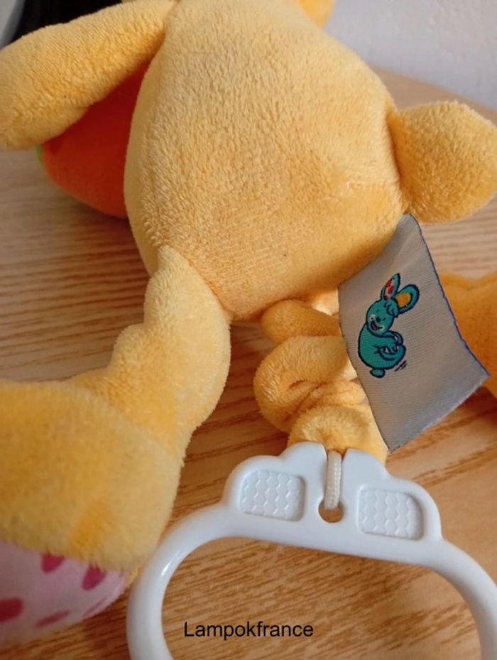 Peluche lapin casino boîte musicale veilleuse - photo numéro 4