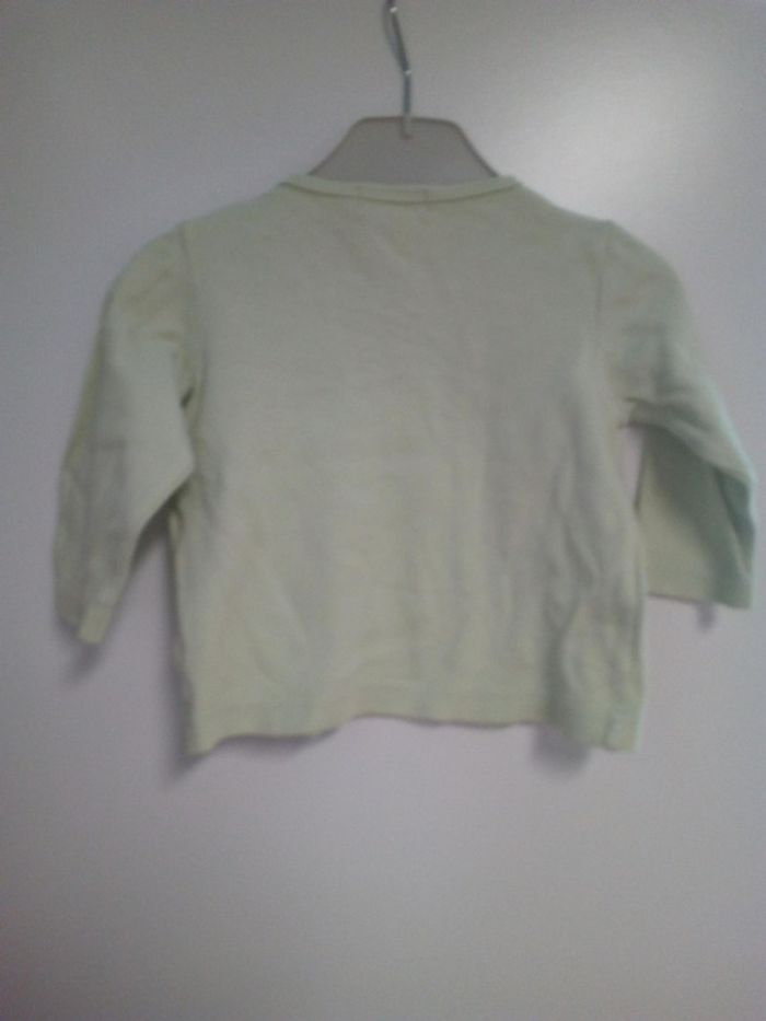 T-Shirt Manches Longues Motif Girafe Tissaia 12 Mois - photo numéro 2