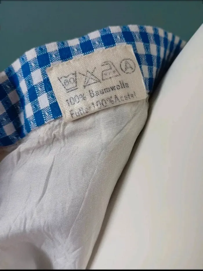 Jupe vintage vichy 36 - photo numéro 10