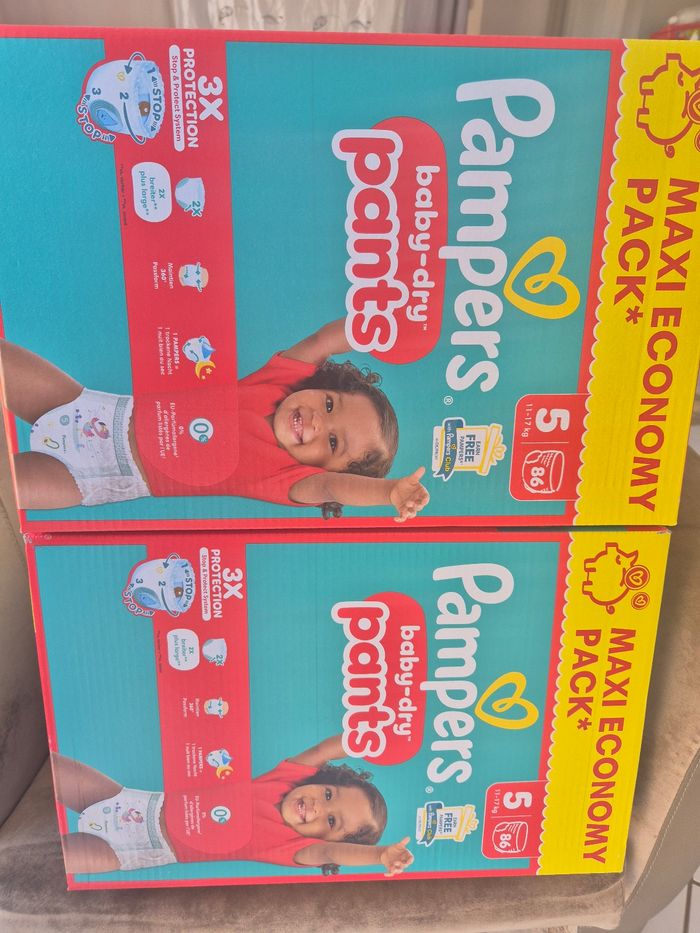 3 cartons Pampers baby-dry pants - photo numéro 2