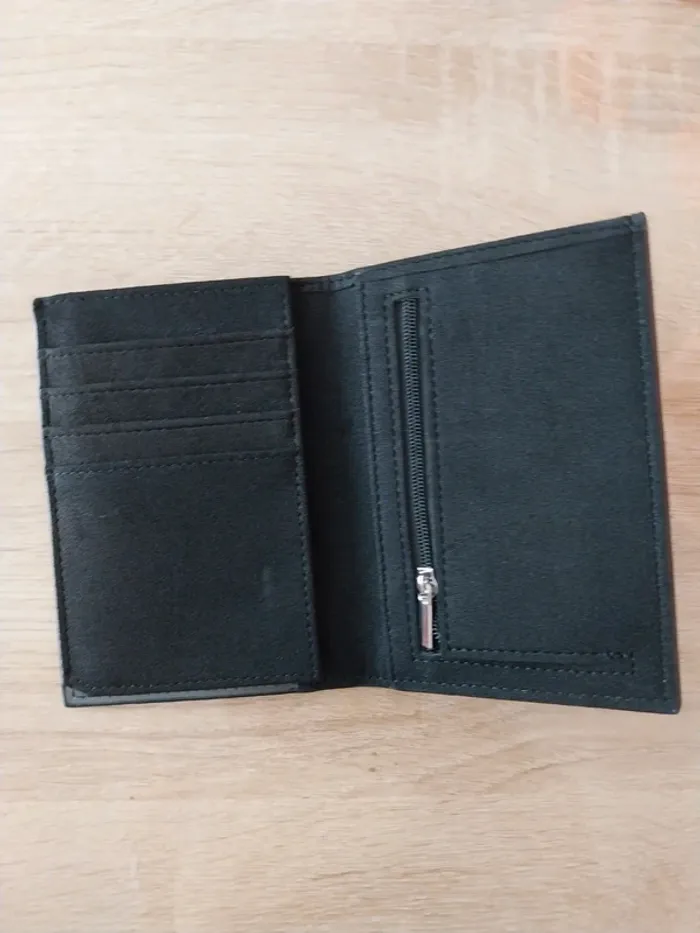 Porte-feuille monnaie en daim - photo numéro 2