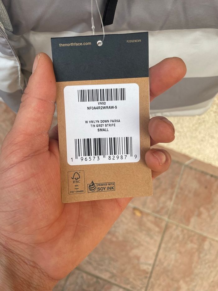 Doudoune  femme North face  stripe grises  Himalayan - photo numéro 5