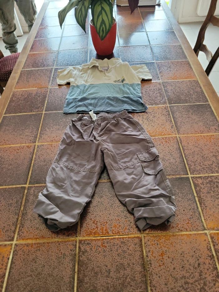 Pantalon jogging, et polo